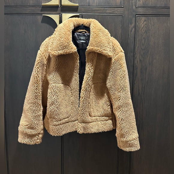 Carbon38  Tan Sherpa Jacket - Picture 2 of 5